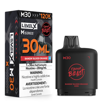 Level X Flavour Beast M30 120K Pod - Bangin' Blood Orange Iced
