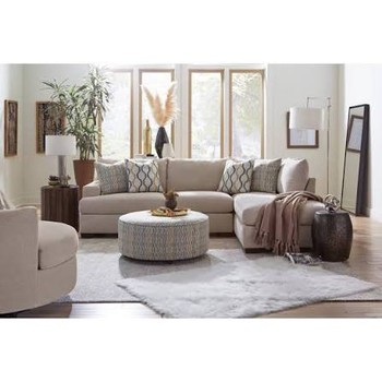 Tampa CREAM 2 PC  Sectional