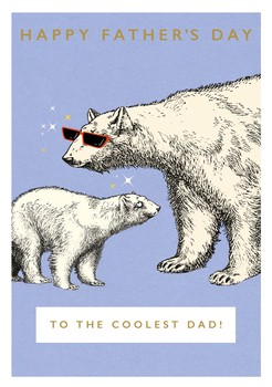 The Art File - Coolest Bear Father'S Day - NRF03A