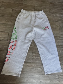 Corteiz x Denim Tears Cortears Royale Open Hem Sweatpant Heather Grey L • Brand New [8066] - view 2