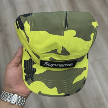 Supreme GORE-TEX Camp Cap (SS25) Fluorescent Camo • Brand New [5412] - view 3