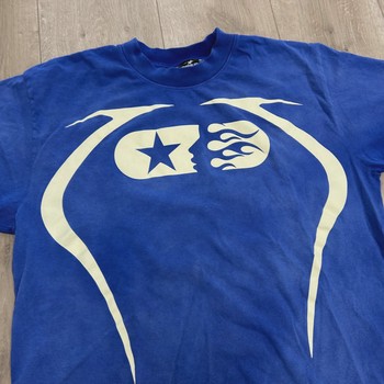 Hellstar Warm Up T-shirt Blue • Pre-Owned [5572] - view 2