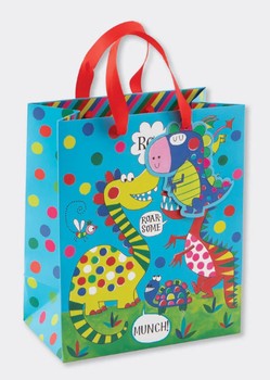 Rachel Ellen-Medium Gift Bag - Dinosaur - GBM03
