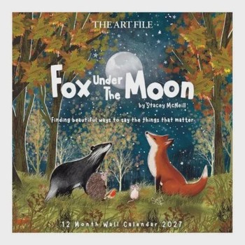 The Art File - Fox Under the Moon 2027 Calendar - CAL19