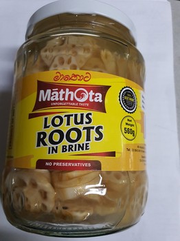 Mathota Lotus root in brine 650g