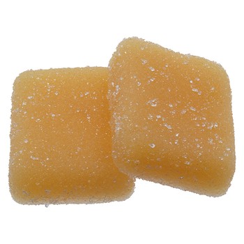 Real Fruit Peach 5:1 CBD:THC Soft Chews (Hybrid) (3) / 2 Pack / Gummies / Hybrid