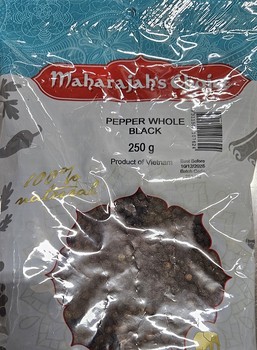 Maharajah's Pepper Black Whole 250g