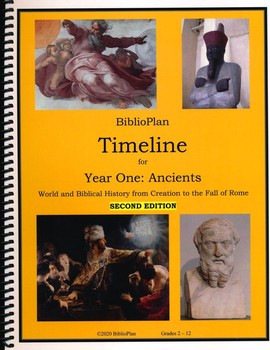 BiblioPlan Timeline for Year One: Ancient History (2nd Edition)