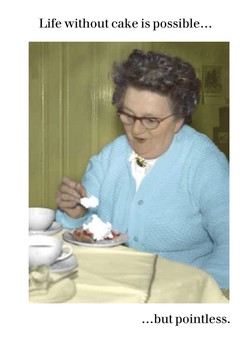 Cath Tate - Photo Captions - Life Without Cake - CTF913