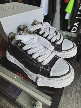 Maison Mihara Yasuhiro Peterson 23 OG Sole Canvas Low Black • Pre-Owned [3047] - view 2