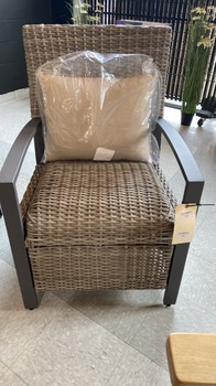 Corbin Dining Armchair with Cushion by Abbyson