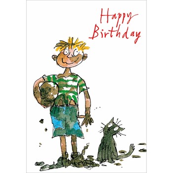 Woodmansterne - Little Soldier Football Boy - Greetings Card (D)