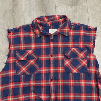 Fear of God Collection One Sleeveless Flannel Shirt • Pre-Owned [2104] - view 3