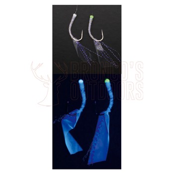 Hayabusa UV Twist Skin Short Spec Sabiki EX135 Flasher & Sabiki Rig