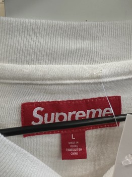 SS26 Supreme Cracked Sleeve L/S Top White • Pre-Owned [8152] - view 2