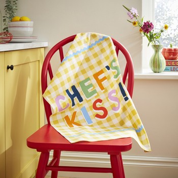 CHEF'S KISS COTTON TEA TOWEL