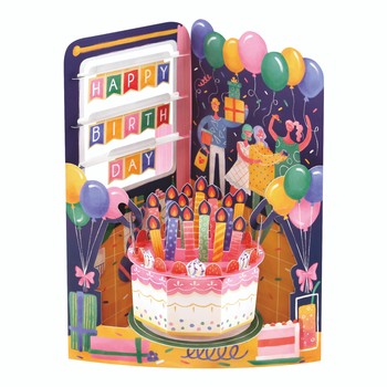 Santoro - Birthday Celebration Swing Card - SC223