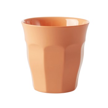 RICE MEDIUM MELAMINE CUP - APRICOT