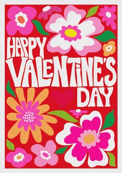 Paper Salad -FLORAL HAPPY VALENTINES DAY-J2508