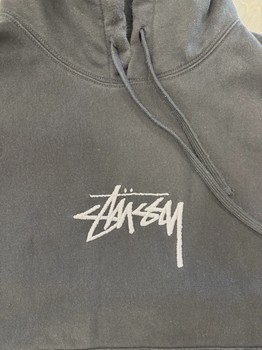 Stüssy Stock Logo Embroidered Hoodie • Pre-Owned [0271] - view 3
