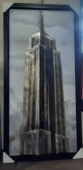 Skyscraper Silhouette Canvas by Crestview