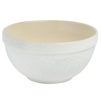THE SNOWMAN CERAMIC MIXING BOWL - WHITE