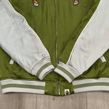 BAPE Tiger Souvenir Jacket Green - Pre-Owned - view 3