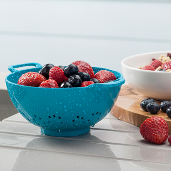MELAMINE SMALL COLANDER - NEON COLOURS