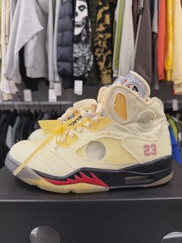 Air Jordan 5 Retro Off-White Sail • Pre-Owned [1222] - view 4