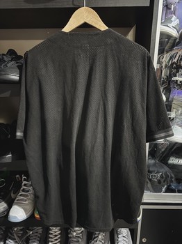 Supreme Ultrasuede Mesh Baseball Jersey Black (size L) • Pre-Owned [1271] - view 2