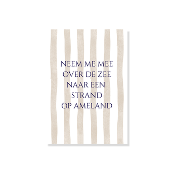 Plek kaartje · Neem me mee