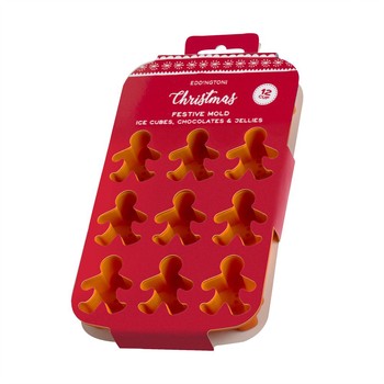 GINGERBREAD MAN SILICONE ICE TRAY