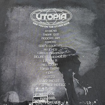 Travis Scott Utopia Tee Washed Black • Pre-Owned [0365] - view 5