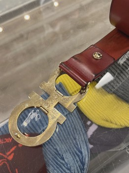 ferragamo leather belt • Pre-Owned [0230] - view 6