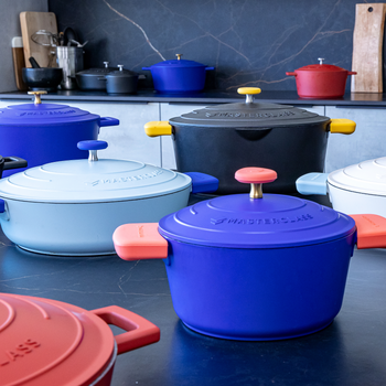 MASTERCLASS SILICONE CASSEROLE HANDLES - COLOURED