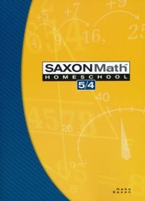 SAXON MATH 54 STUDENT BOOK