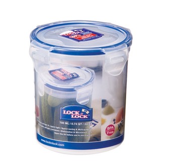 LOCKNLOCK ROUND AIRTIGHT STORAGE - 700ML