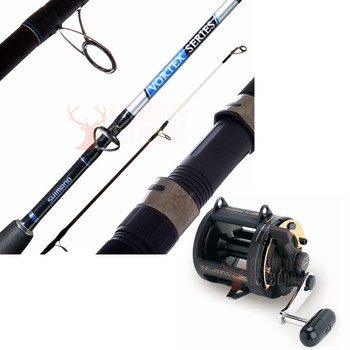 Shimano Triton TLD25 + Shimano Vortex 5'6" 15-24kg Non Roller Tip