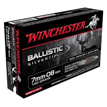 Winchester Ballistic Silvertip 7mm-08 140gr