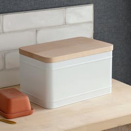 GARDEN TRADING BOROUGH BREAD BIN - LILY WHITE