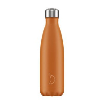 CHILLY'S 500ML MATT BURNT ORANGE BOTTLE