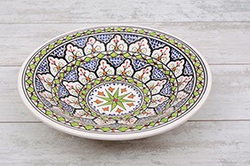 AZIS SHALLOW SERVING BOWL - 35CM