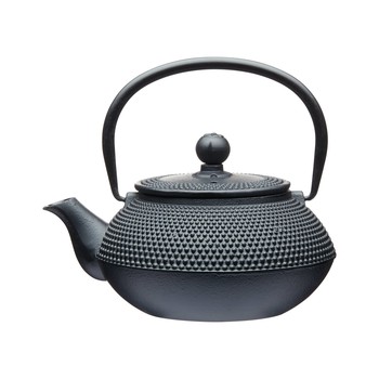 LA CAFETIERE CAST IRON INFUSER TEAPOT - BLACK