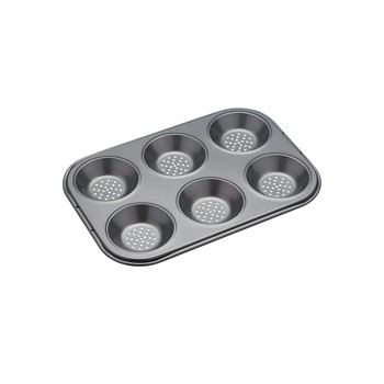 SHALLOW 6 HOLE NON STICK BAKING TRAY - CRUSTY BAKE
