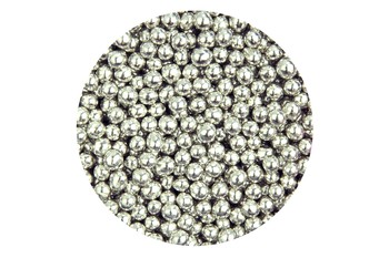 EDIBLE SUGAR PEARLS SILVER - 80 GRAM TUB