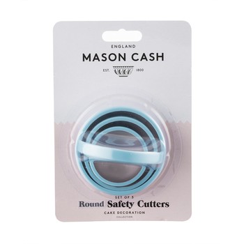 PLAIN ROUND PASTRY CUTTERS - SET OF 3