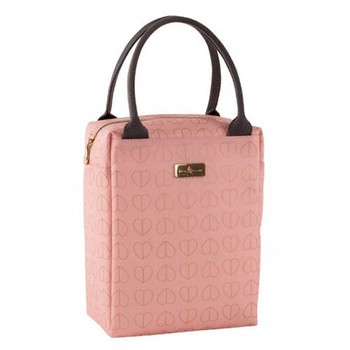 BLUSH PINK INSULATED LUNCH TOTE