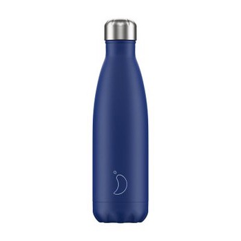 CHILLY'S 500ML MATT BLUE BOTTLE
