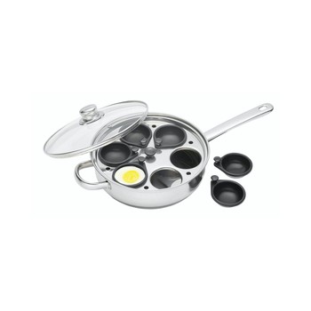 EGG POACHER 6 HOLE WITH LID