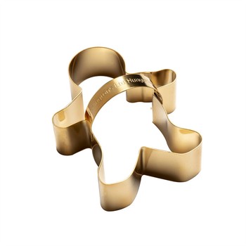 BRASS GINGERBREAD MAN COOKIE CUTTER